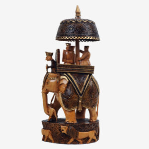 Wooden Elephant - Ambari