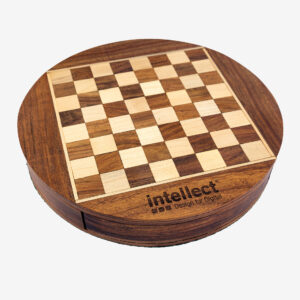 Wooden Chess Board - Round